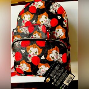 Funko Pop IT PENNYWISE BALLOONS Mini Backpack & Coin Purse Set NWT